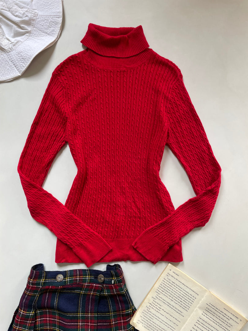 Vintage Cable Knit Sweater-Chest 34 to 36