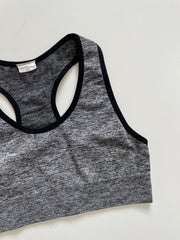 FOSSIL GREY SPORTS BRA - BUST 26 TO 30