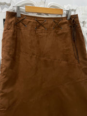 Vintage Suede Skirt-Waist 28