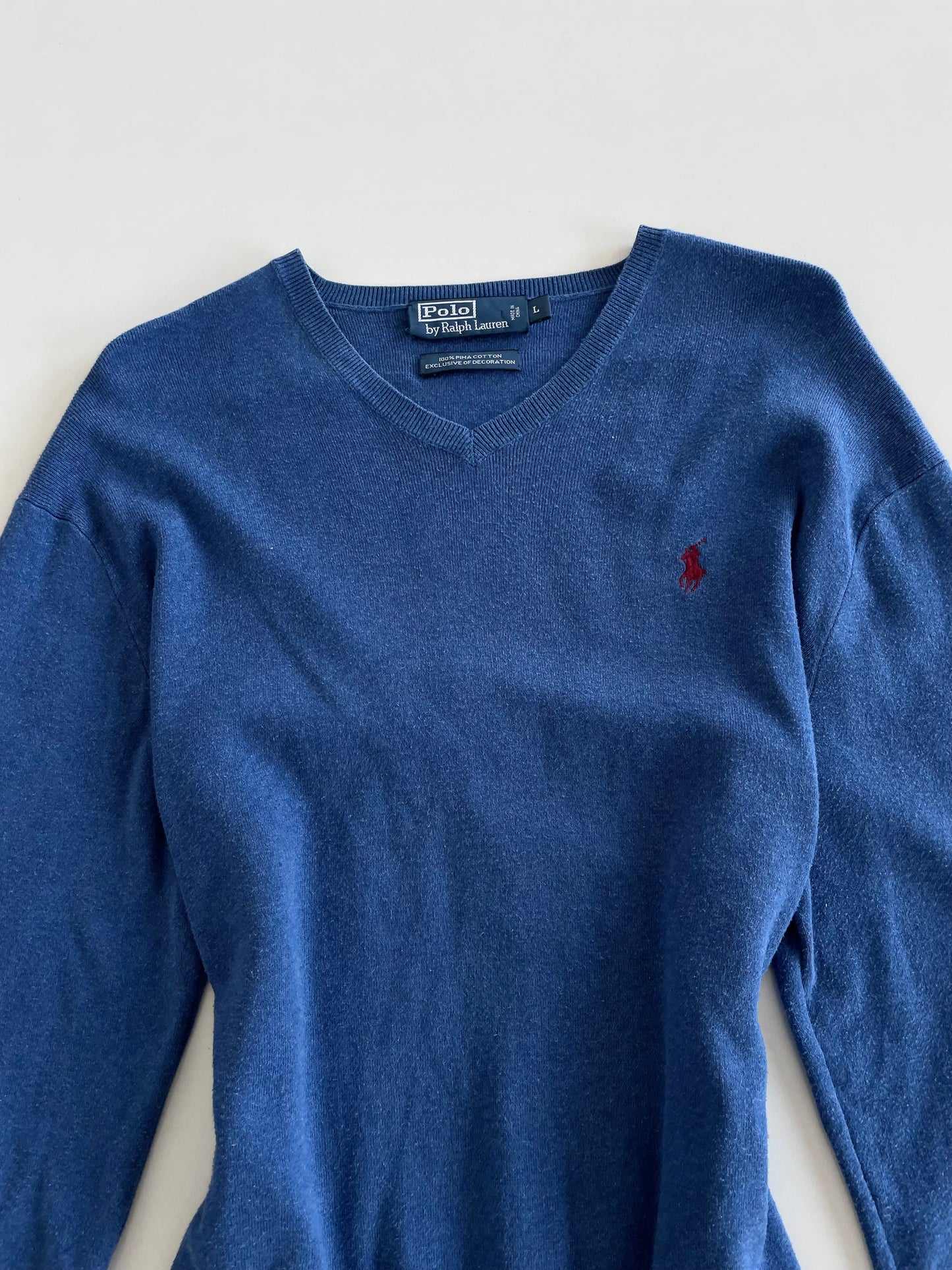 Ralph Lauren Vintage 100% Pima Cotton Sweater-Bust 46 to 48