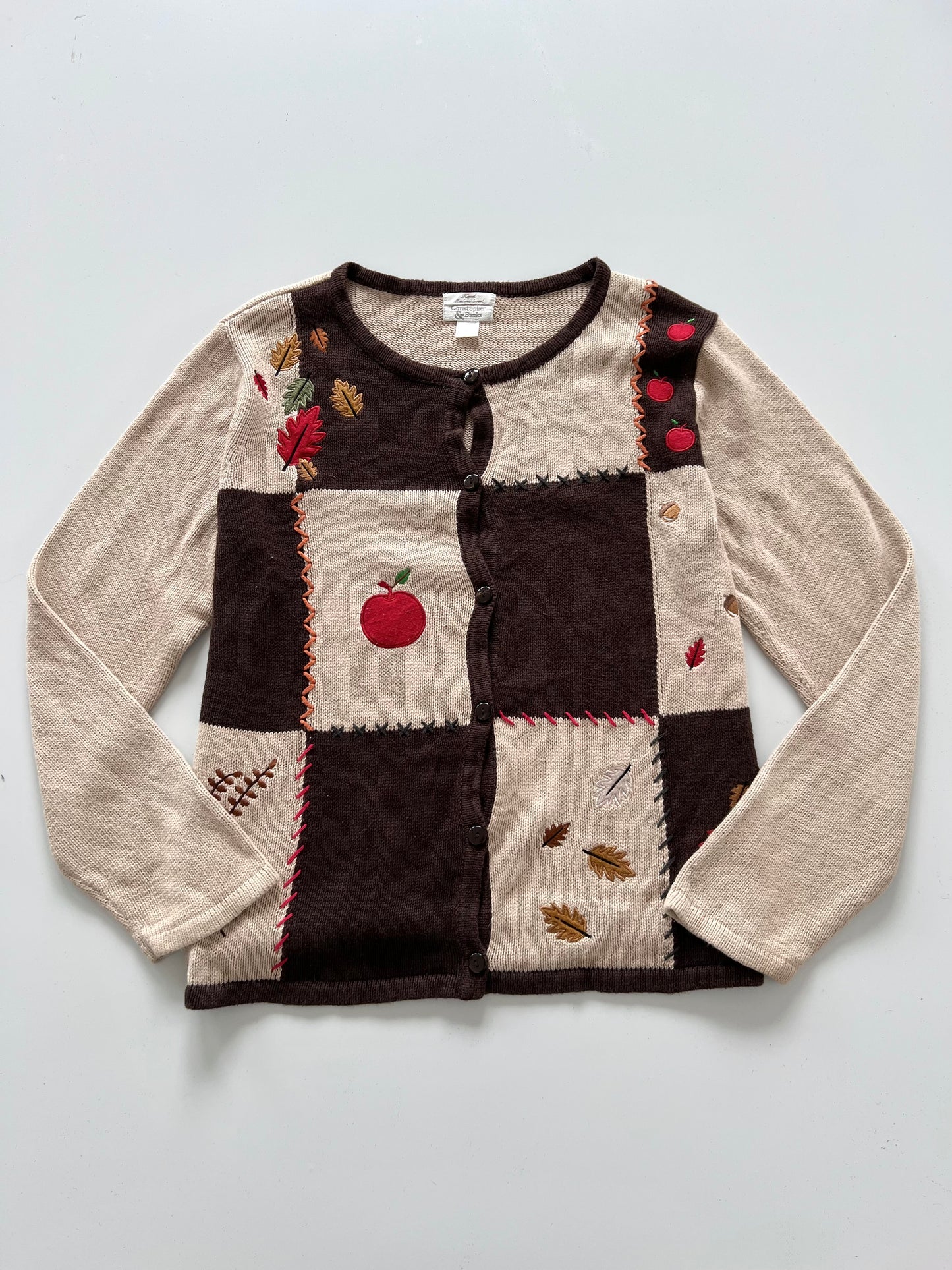 Christopher&Banks Embroidered Sweater-Bust 44
