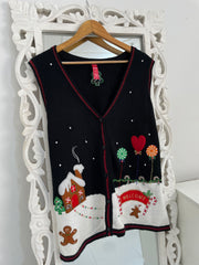 Christmas Sweater Vest-Bust 42