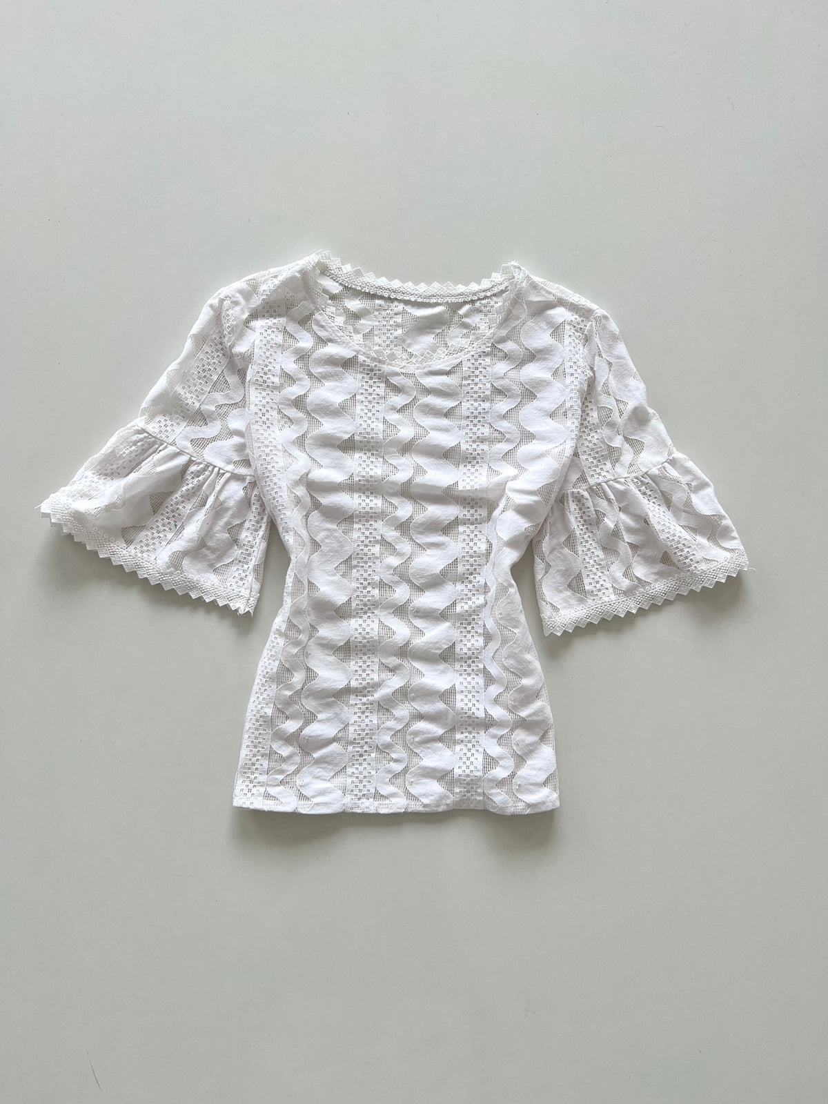 Lace Sheer Top-Bust 36