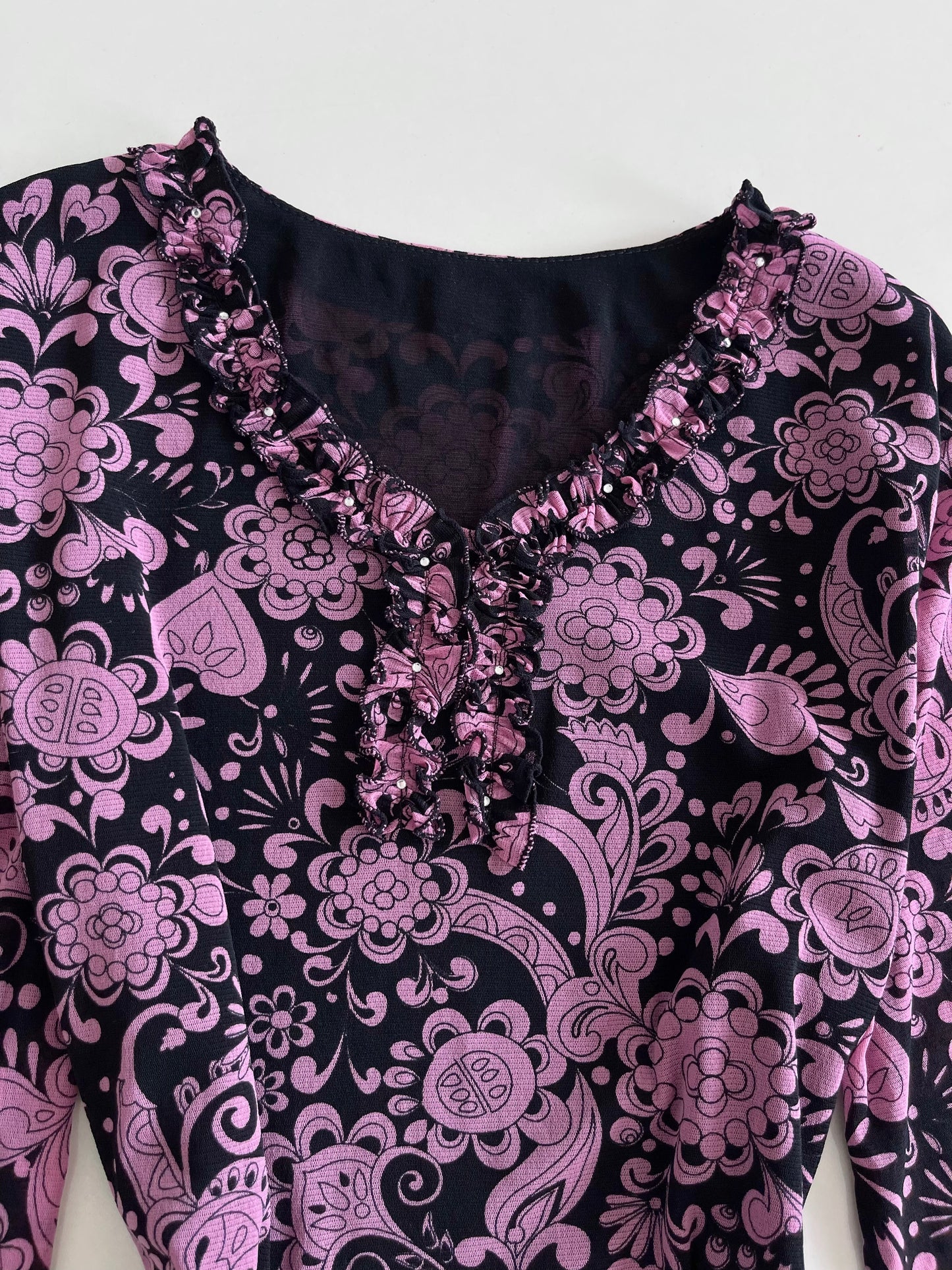 Paisley Vintage Top-Bust 40 to 42