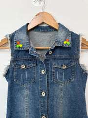 Denim Vest-Bust 30