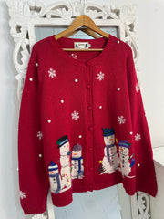 Embroidered Christmas Sweater-Bust 48