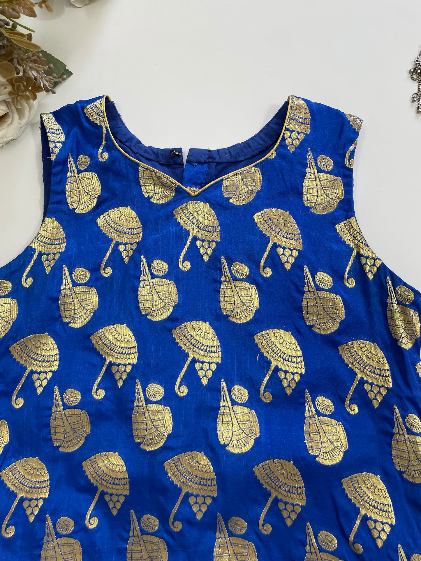 Desi Jacquard Top-Bust 30