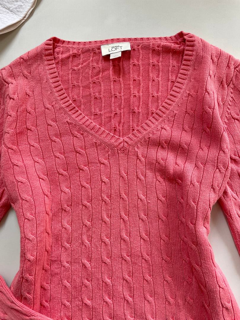 Ann Taylor Vintage Cable Knit Sweater-Chest 38 to 40