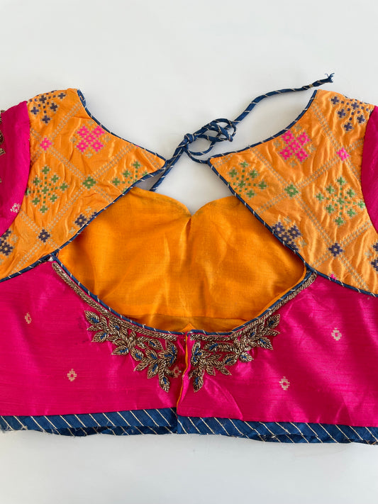 Embroidered Desi Top-Bust 36