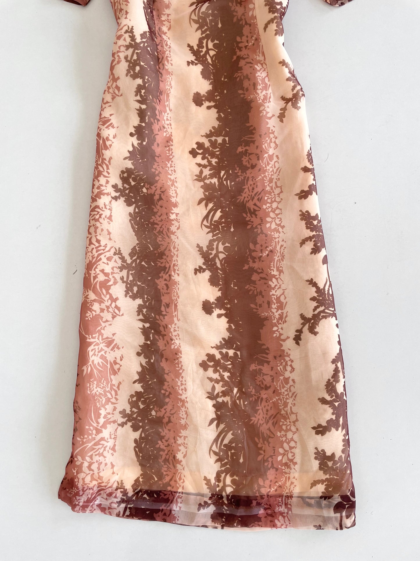 Vintage Chinese Collar Dress-Bust 36