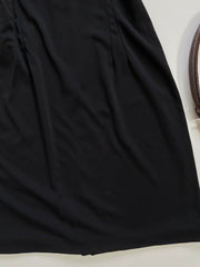 Tube Black Dress-Bust 30