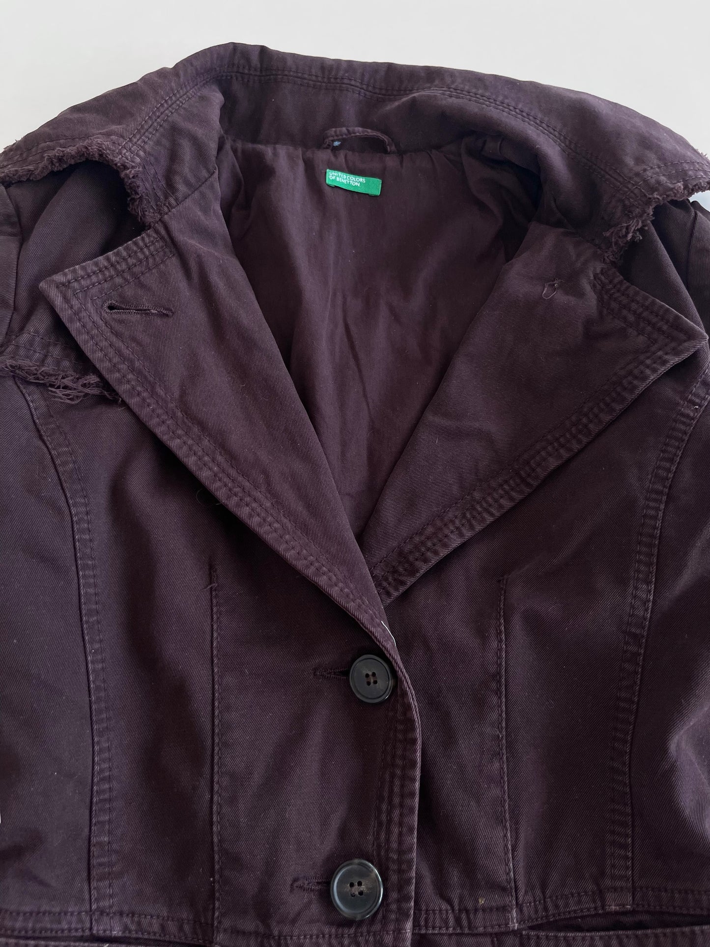 United Colours of Benetton Denim Jacket-Bust 36