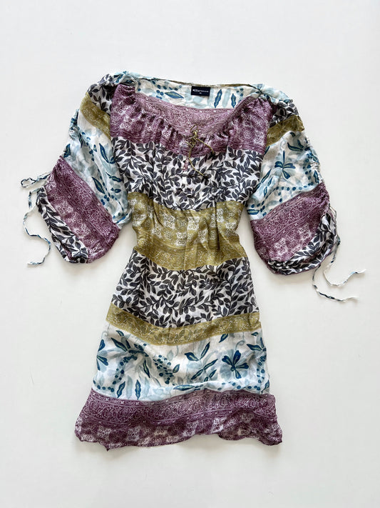 Expresso 100% Silk Sheer Top-Bust 44