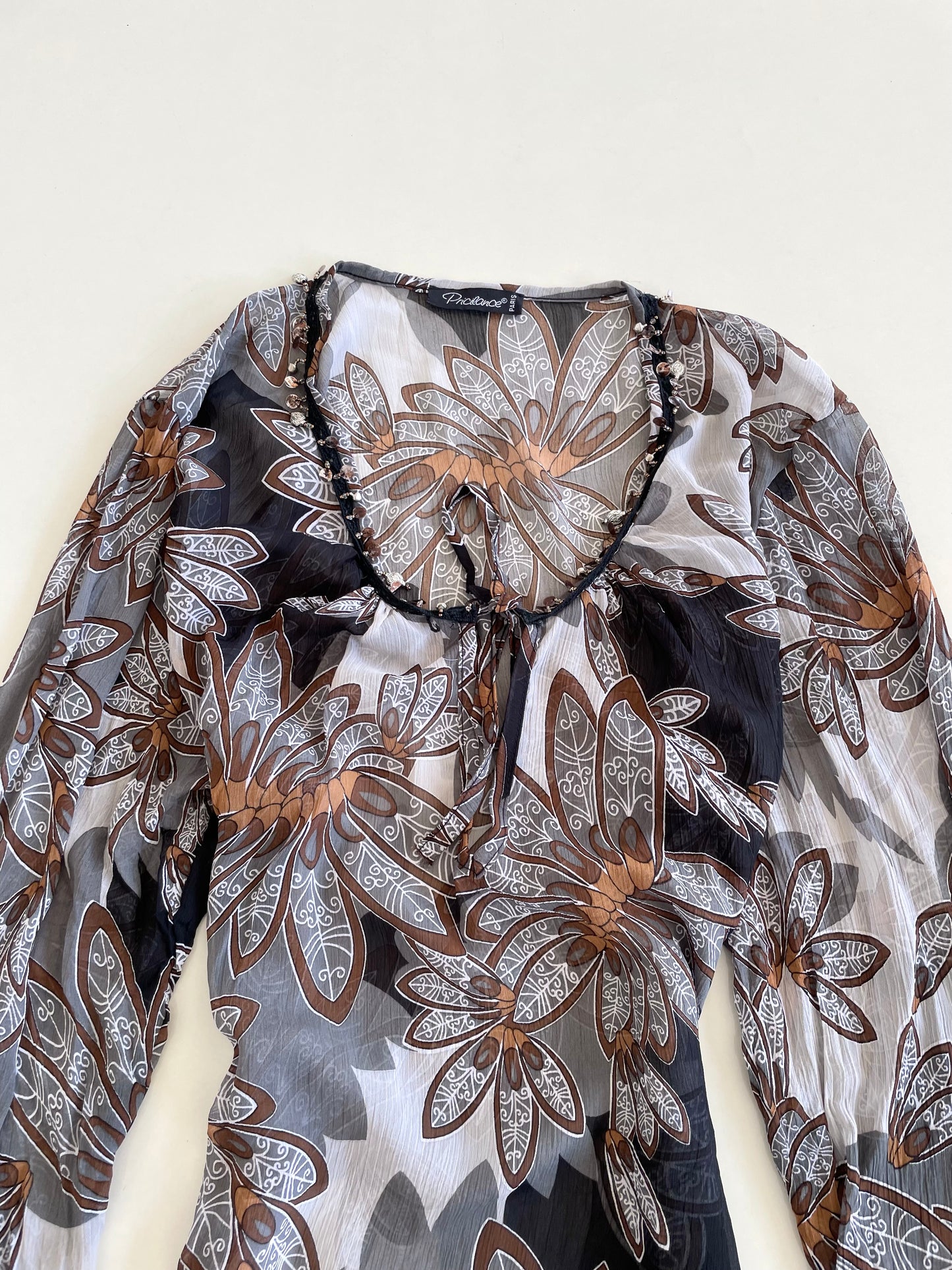 Pricilance Sheer Top-Bust 48 to 52
