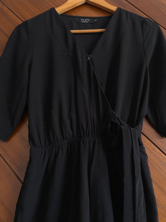 Solid Black Romper-Bust 34