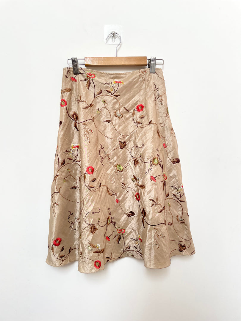 La Ligna Vintage Embroidered Skirt-Waist 34