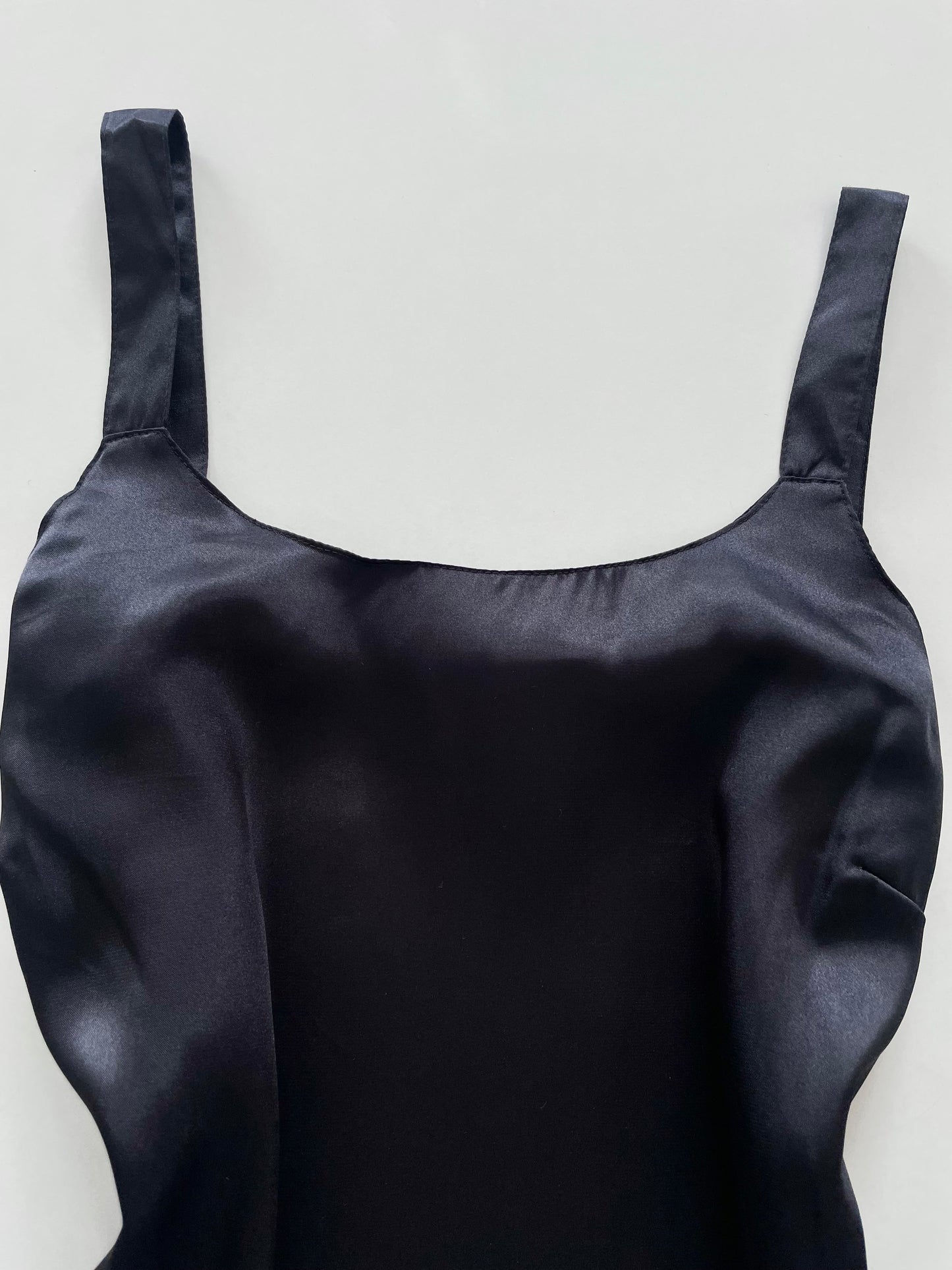 Satin Black Top-Bust 38