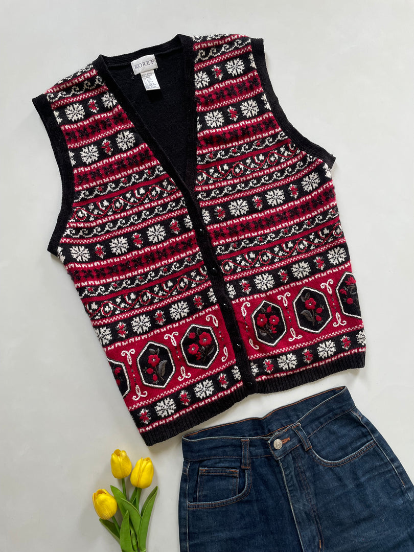 Koret Sweater Vest-Bust 44
