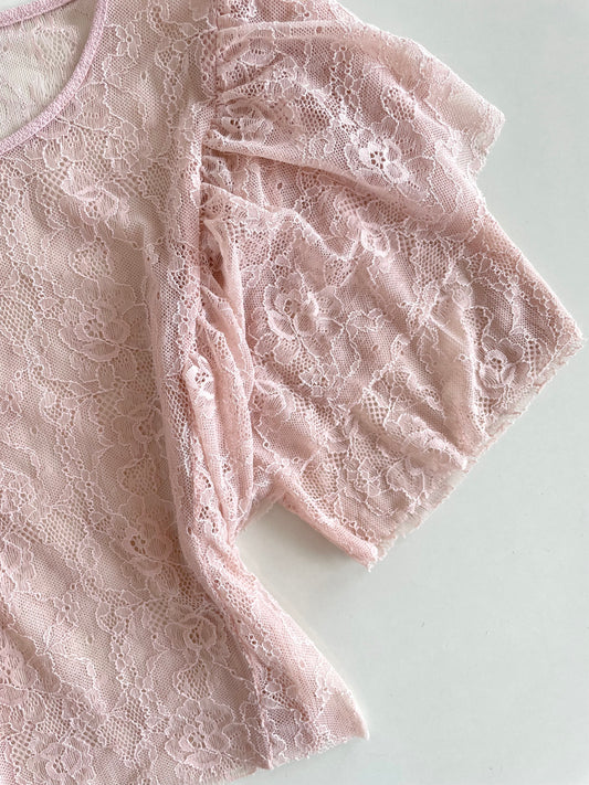 Zara Sheer Lace Top-Bust 34 to 36