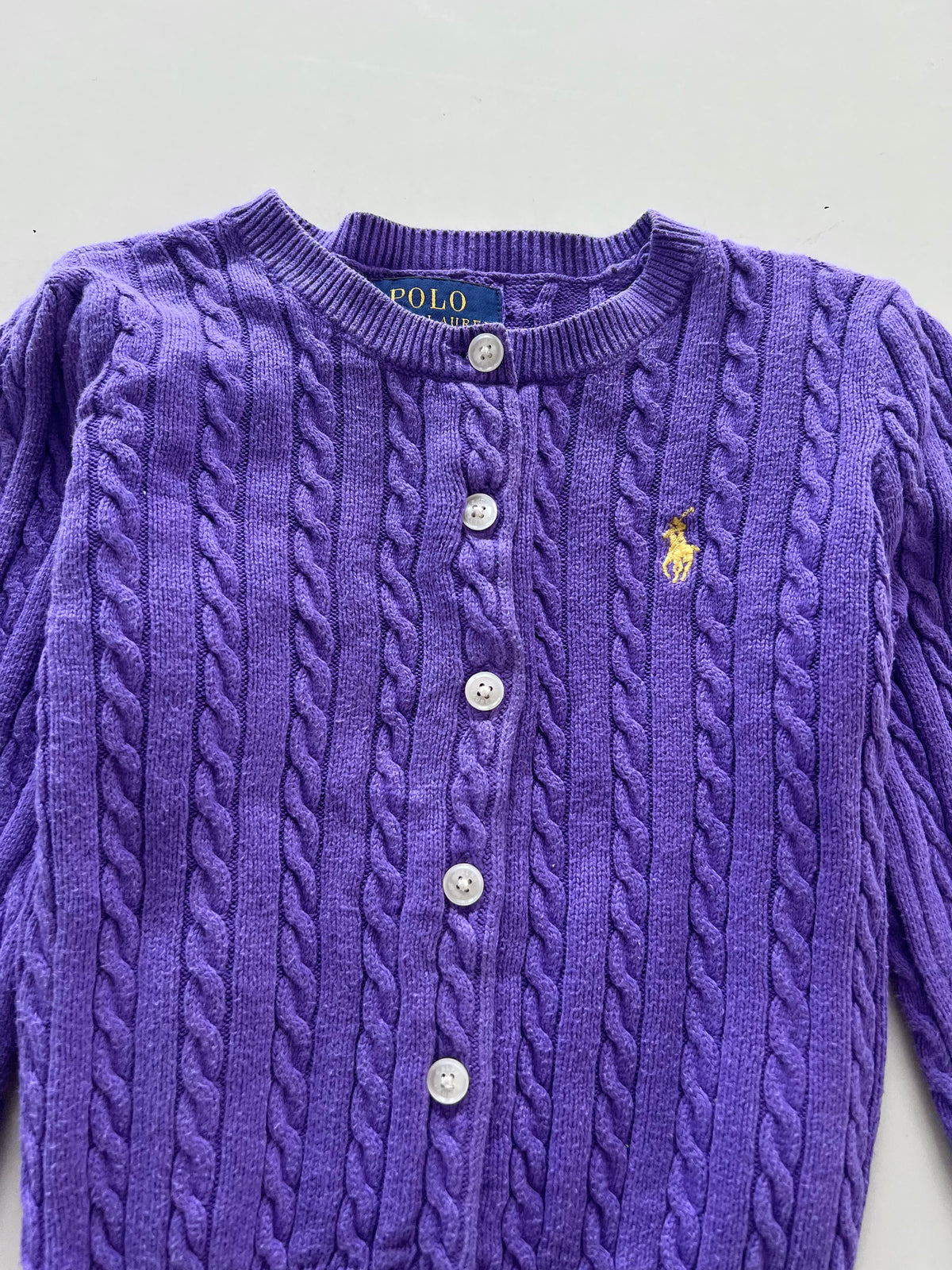 Ralph Lauren 100%Cotton Kids Vintage Cardigan-Bust 26