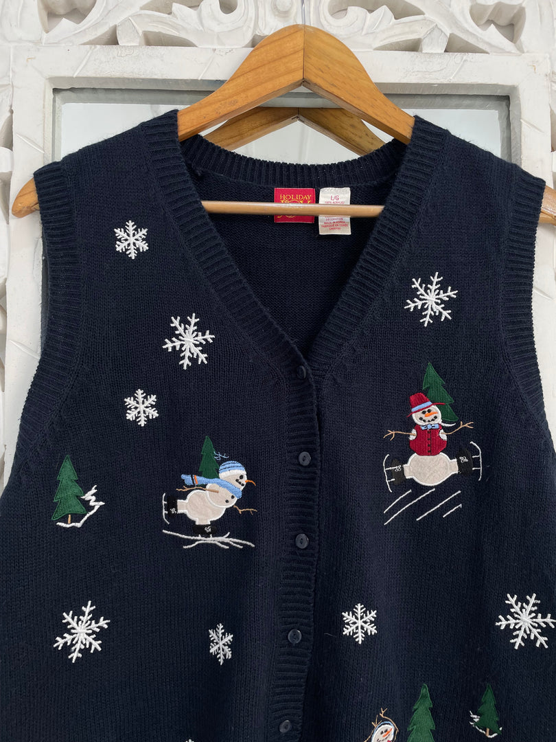 Christmas Sweater Vest-Bust 44