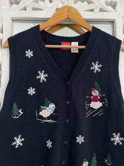 Christmas Sweater Vest-Bust 44