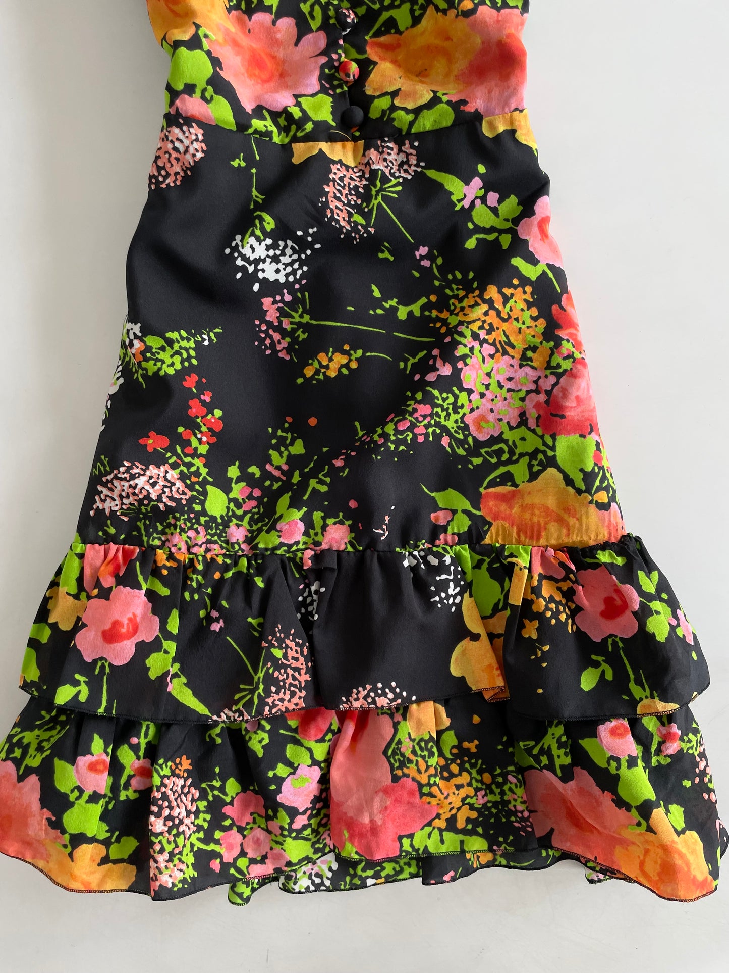 Floral Vintage Dress - Bust 34