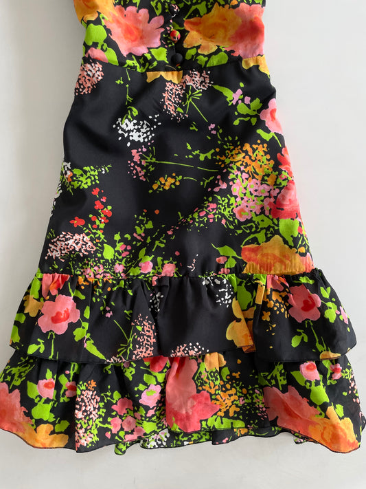 Floral Vintage Dress - Bust 34