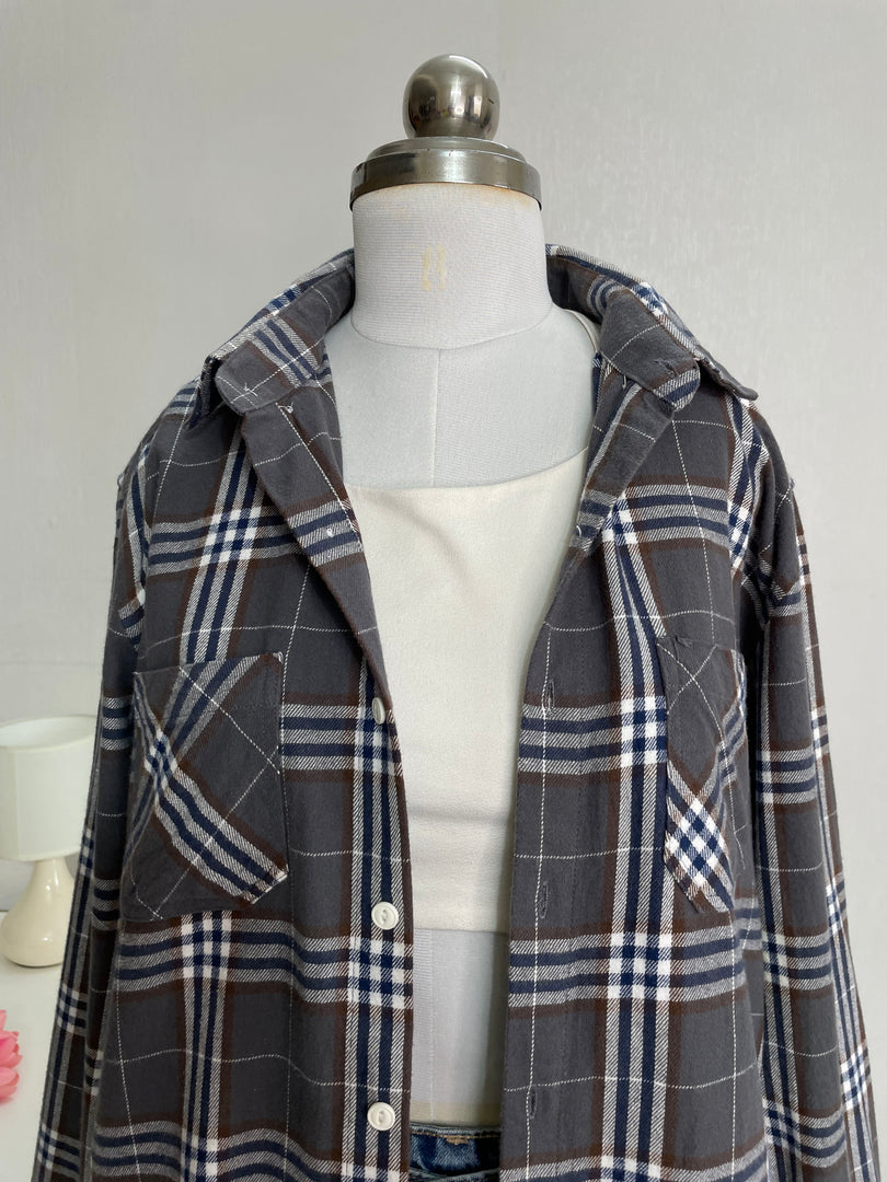 Plaid Shirt - Bust 40