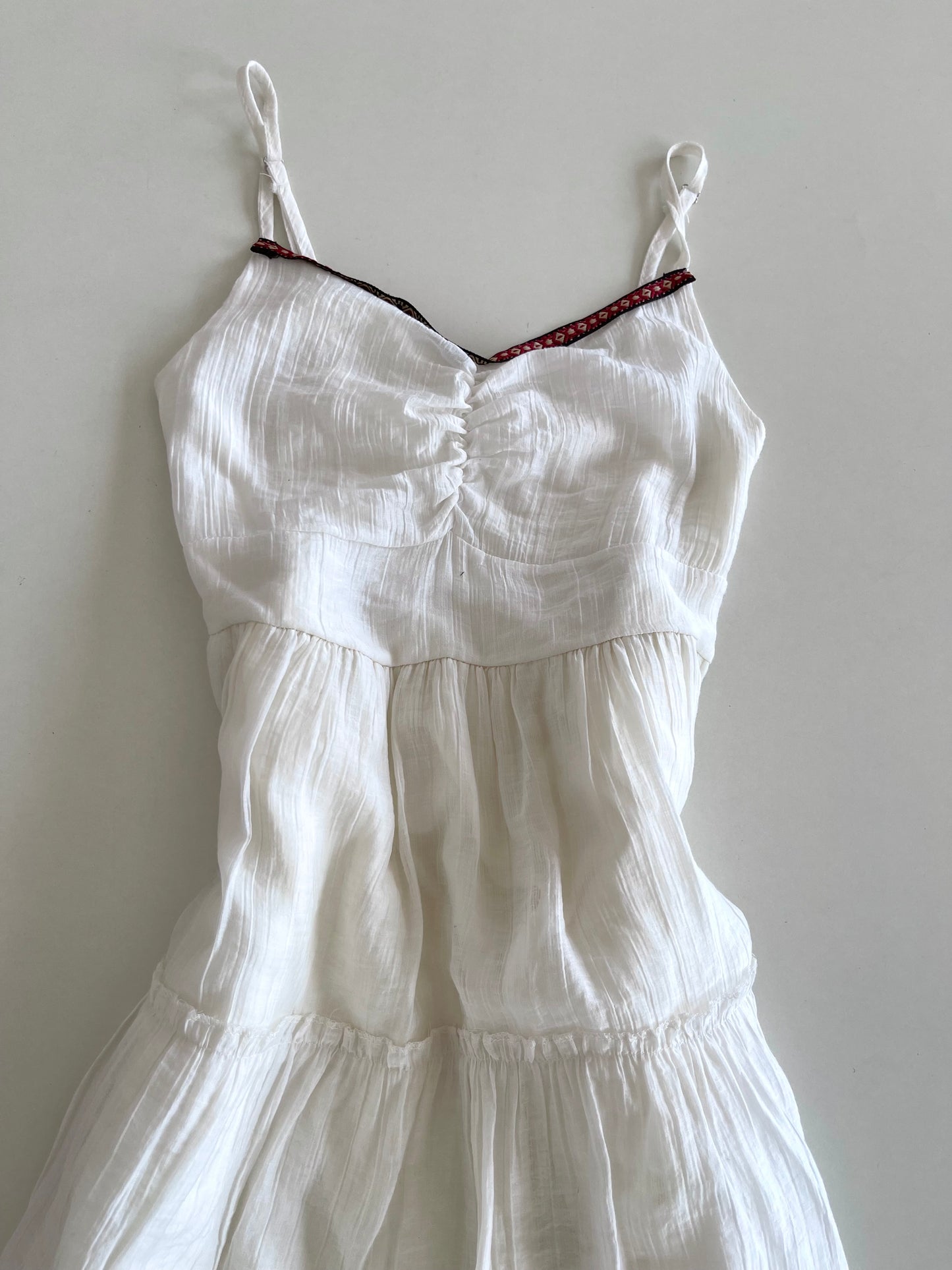 White Slip Dress-Bust 28 to 32
