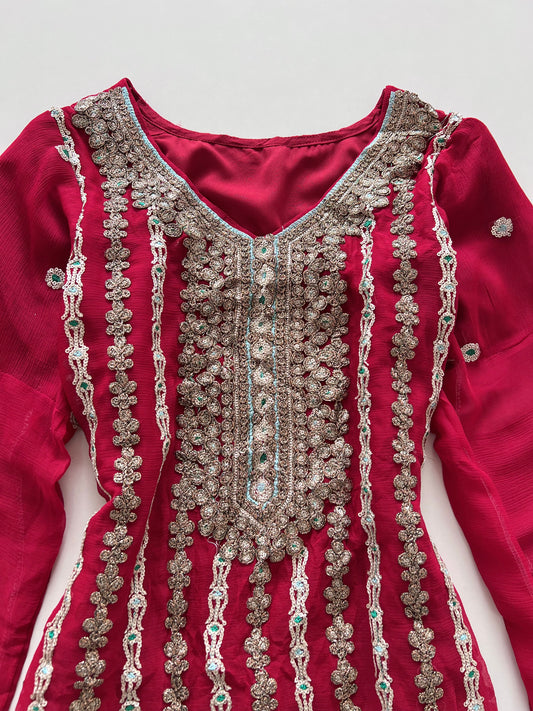 Embroidered Kurta-Bust 34