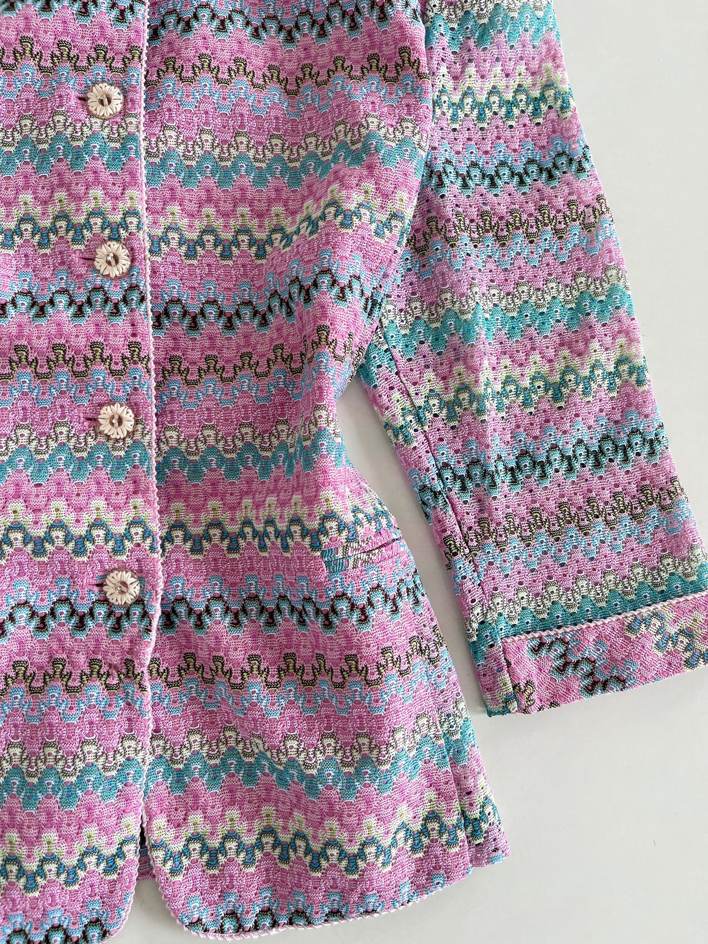 Vintage Crochet Shirt-Bust 42