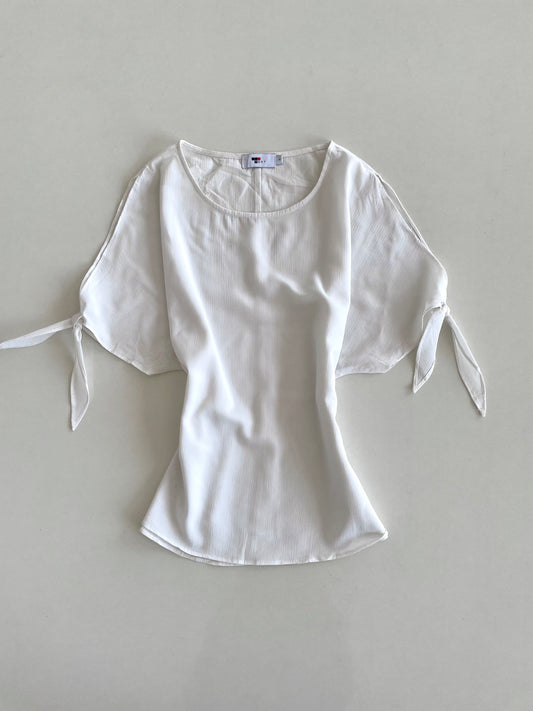 Temt White Sheer Top-Bust 42