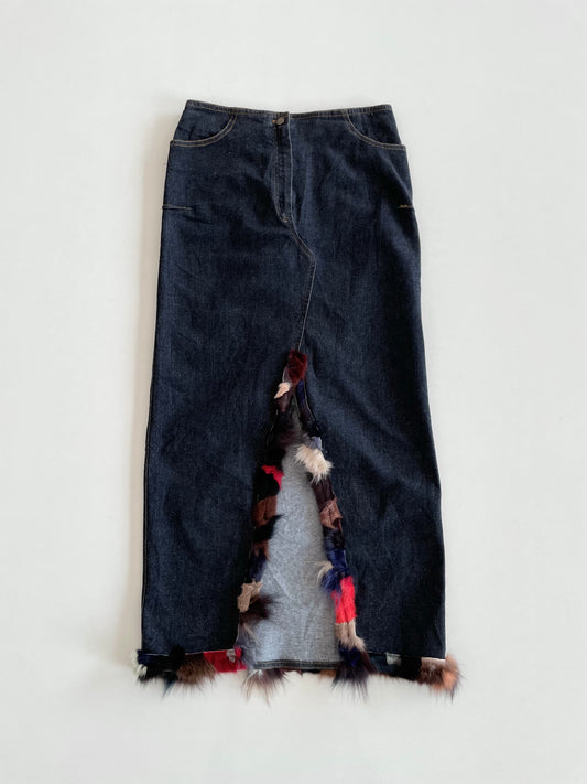 Vintage Denim Skirt-Waist 28