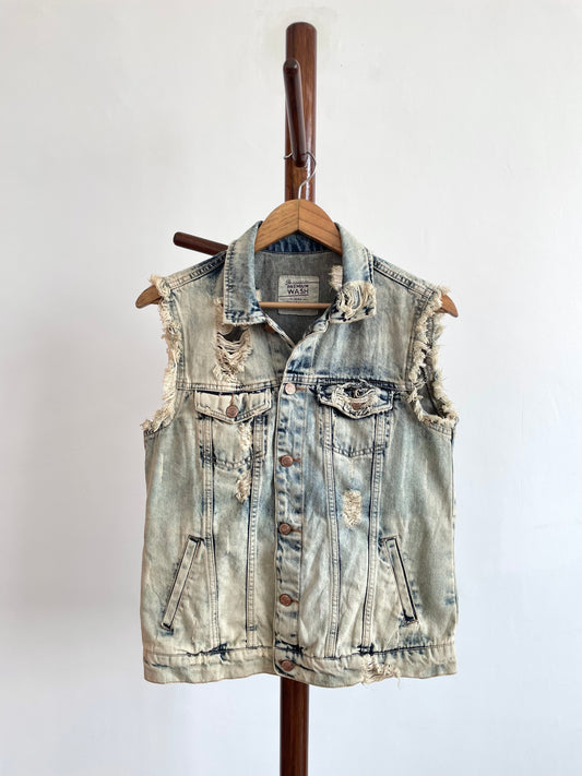 Zara Denim Vest-Chest 36