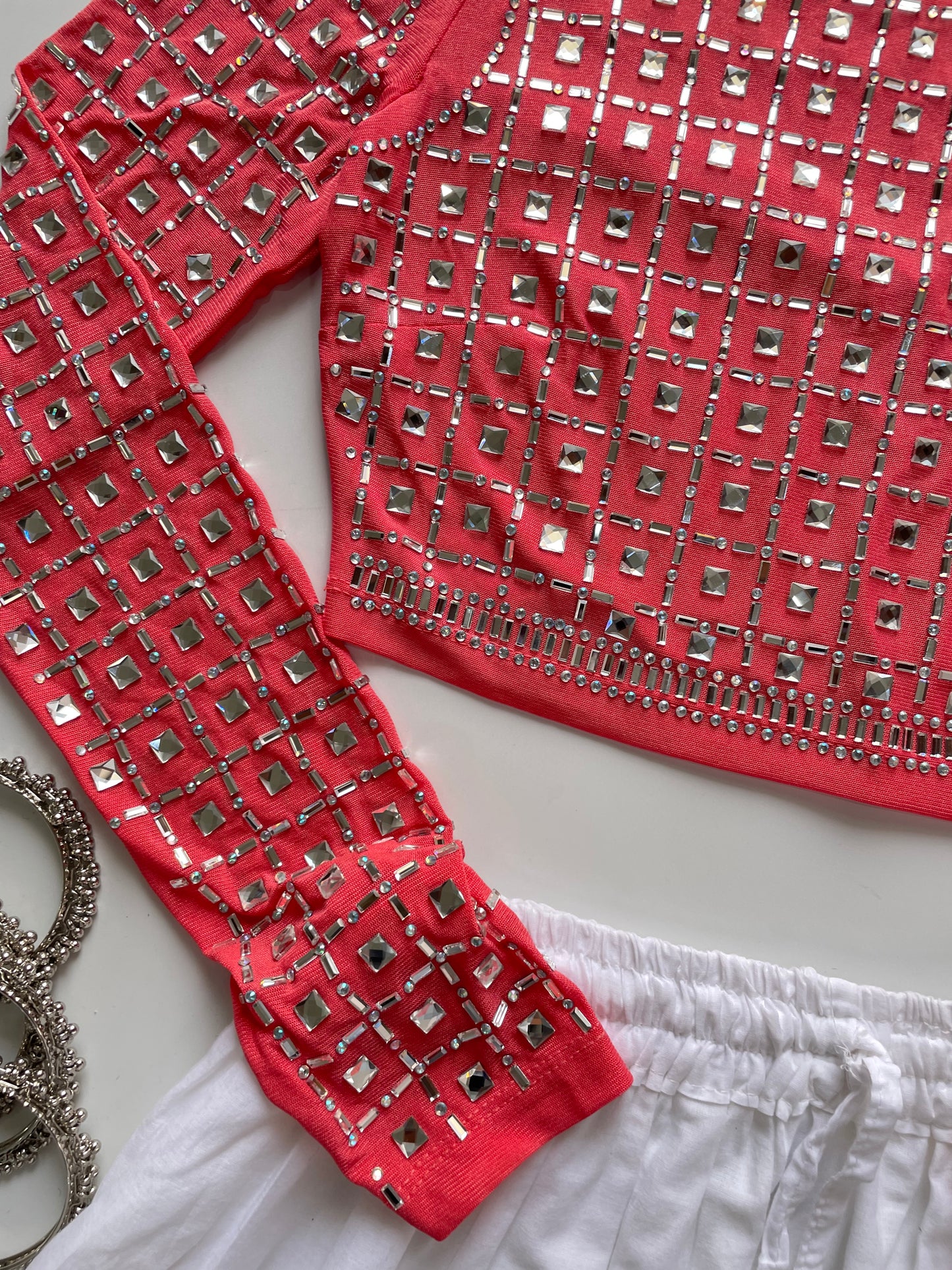 Embellished FashionNova Top-Bust 30 to 34