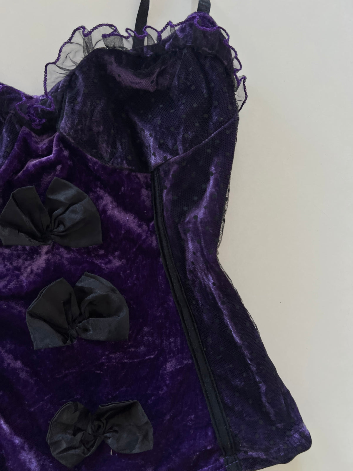 Vintage Velvet Top-Bust 36