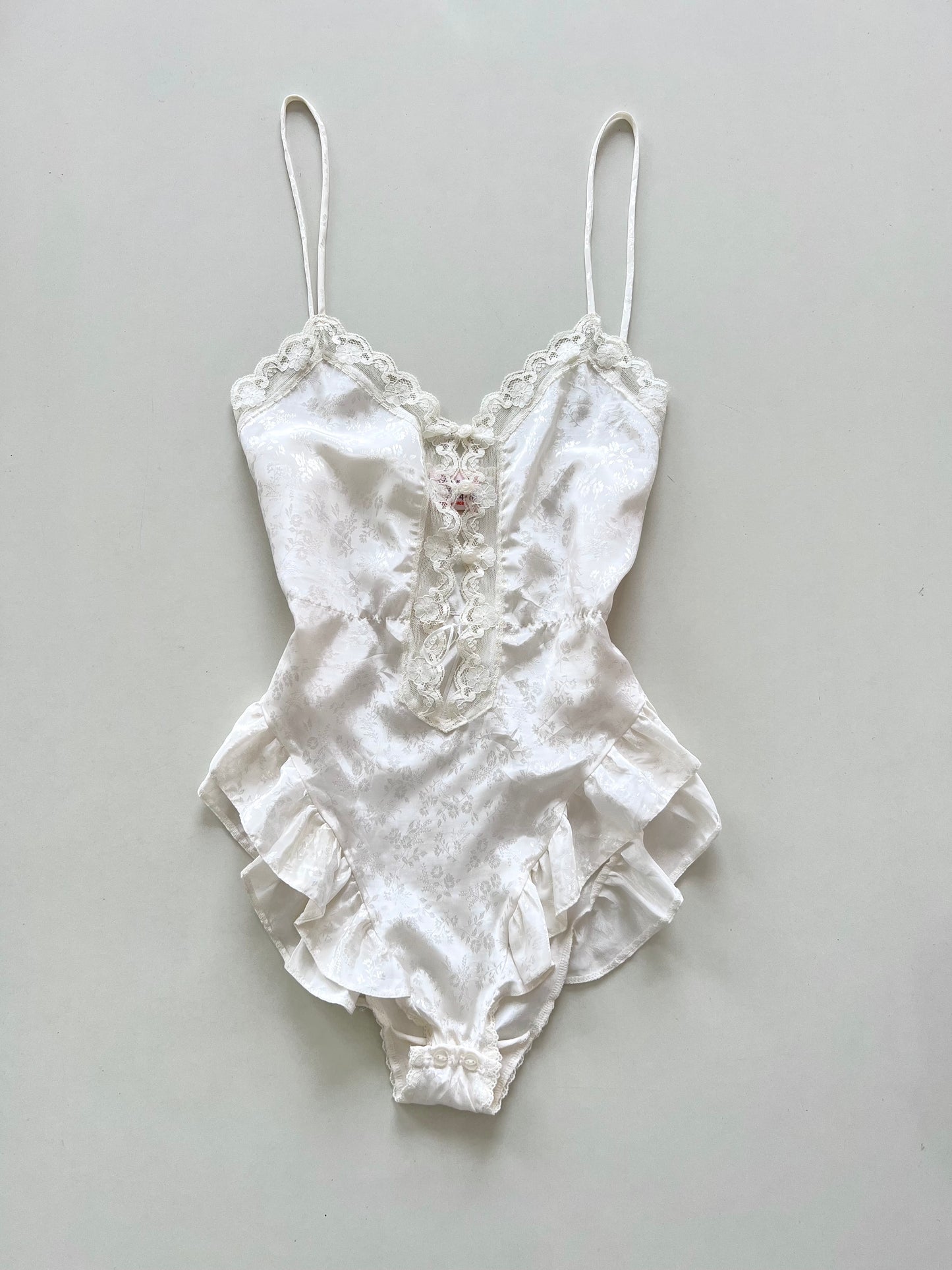 Secret Possessions Lacy Bodysuit-Bust 40