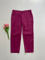 Load image into Gallery viewer, REGAL DARK FUSCHIA SOFT PANTS - WAIST 36
