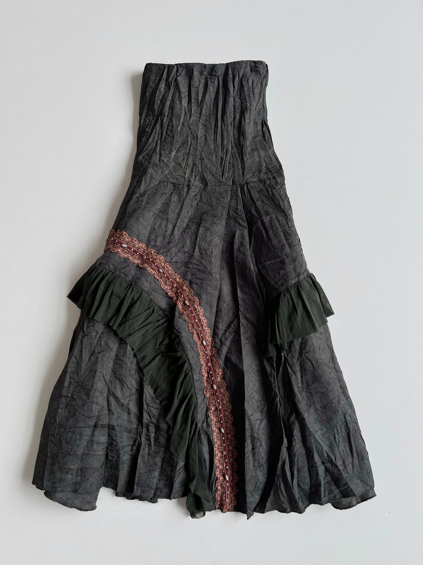Forest Fairy Vintage Lace Skirt-Waist 36 to 38