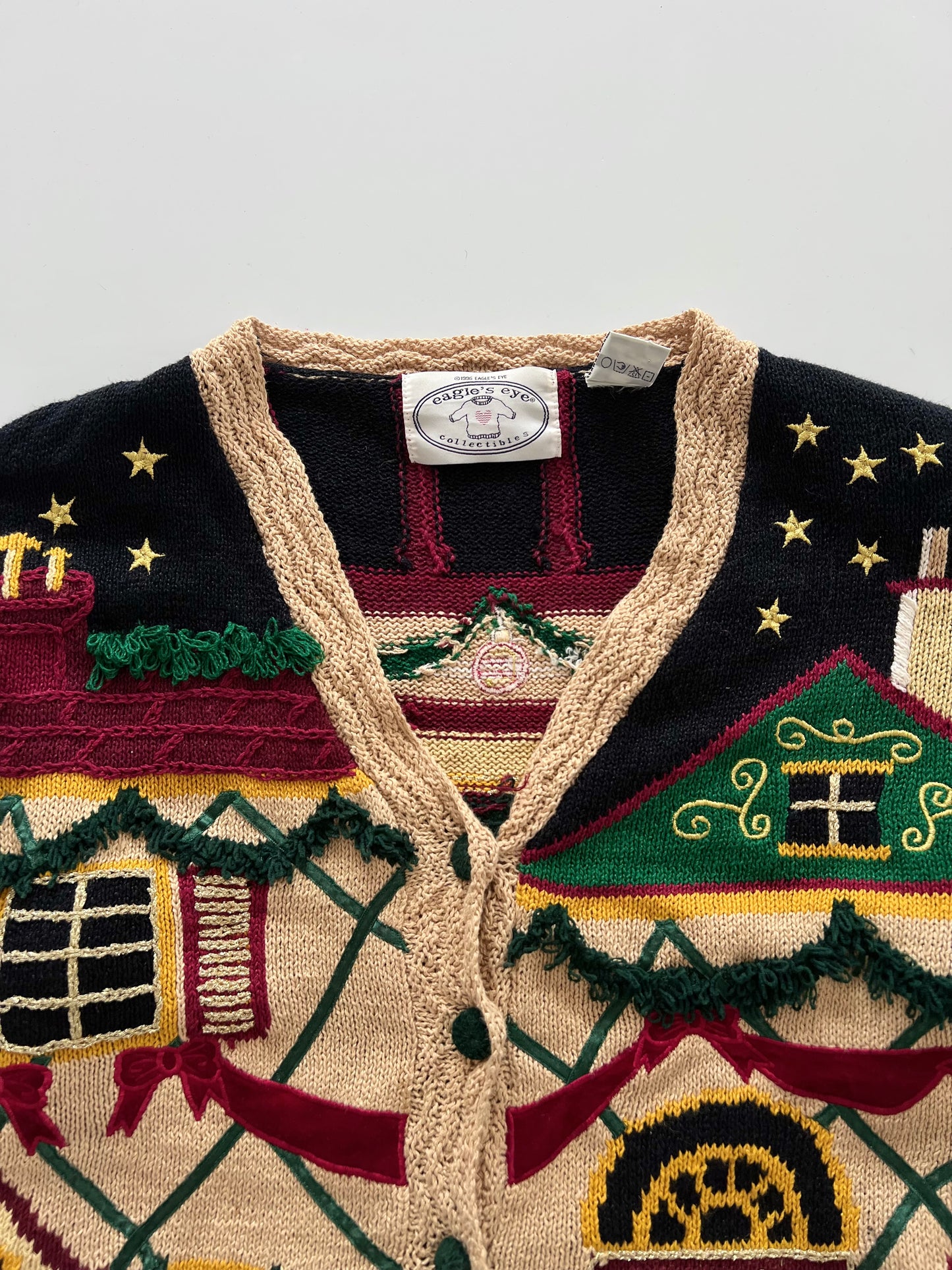 Eagies Eye Landscape Christmas Sweater-Bust 50