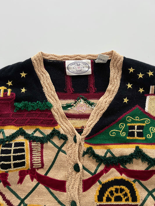 Eagies Eye Landscape Christmas Sweater-Bust 50