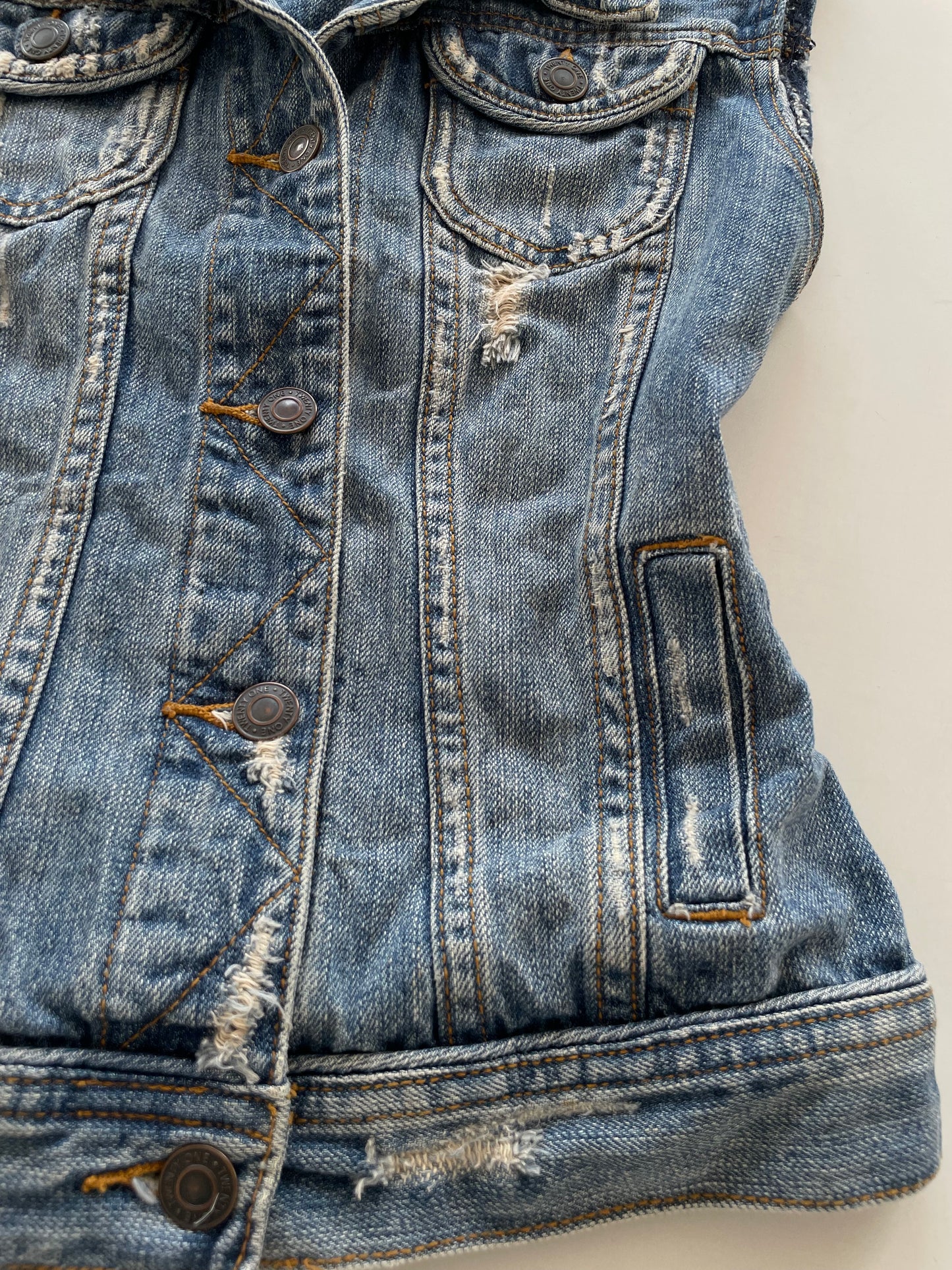 Twentyone21 Denim Top-Bust 32