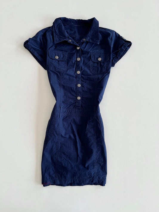 Blue Dress-Bust 40