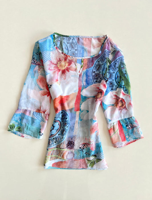 Vintage Sheer Top-Bust 42