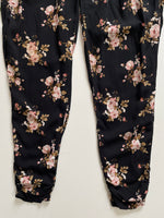 Load image into Gallery viewer, SEVENTYSEVEN ROSES BLACK COTTON PANTS - WAIST 28 to 32
