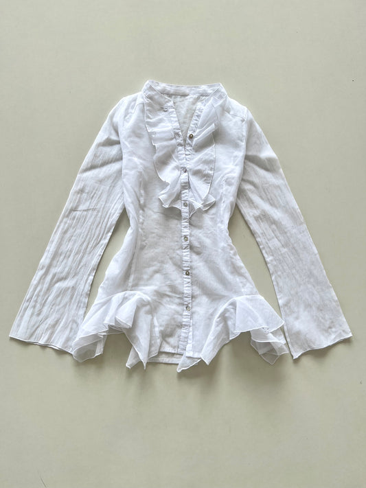 Vintage Cotton Sheer Top-Bust 26