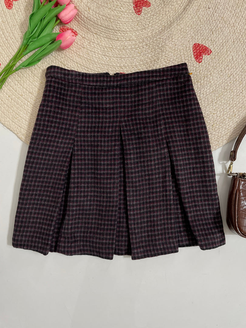 Romeo + Juliet Couture Plaid Skirt - Waist 26