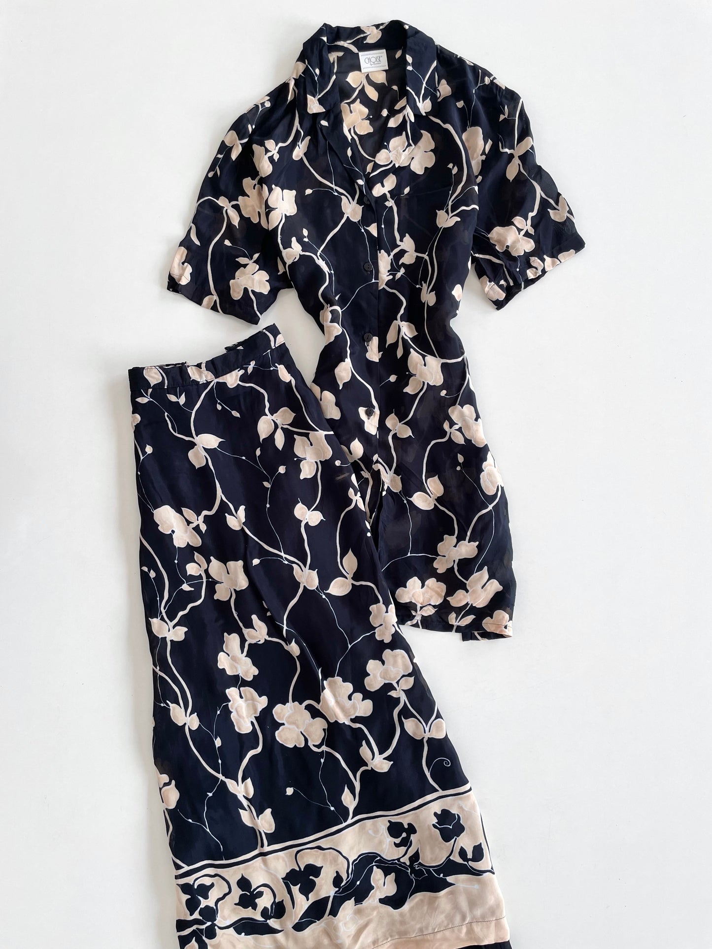 Choice Sheer Shirt-Bust 44 Skirt-Waist 34