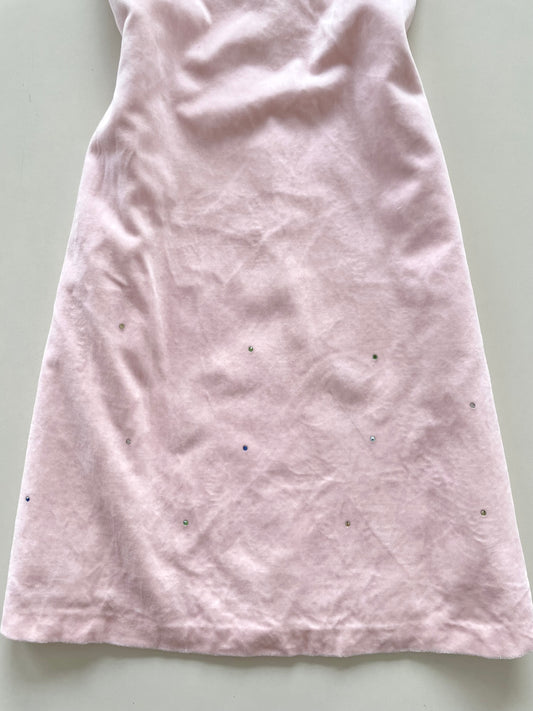 United Colours Of Benetton Velvet Vintage Dress-Bust 32